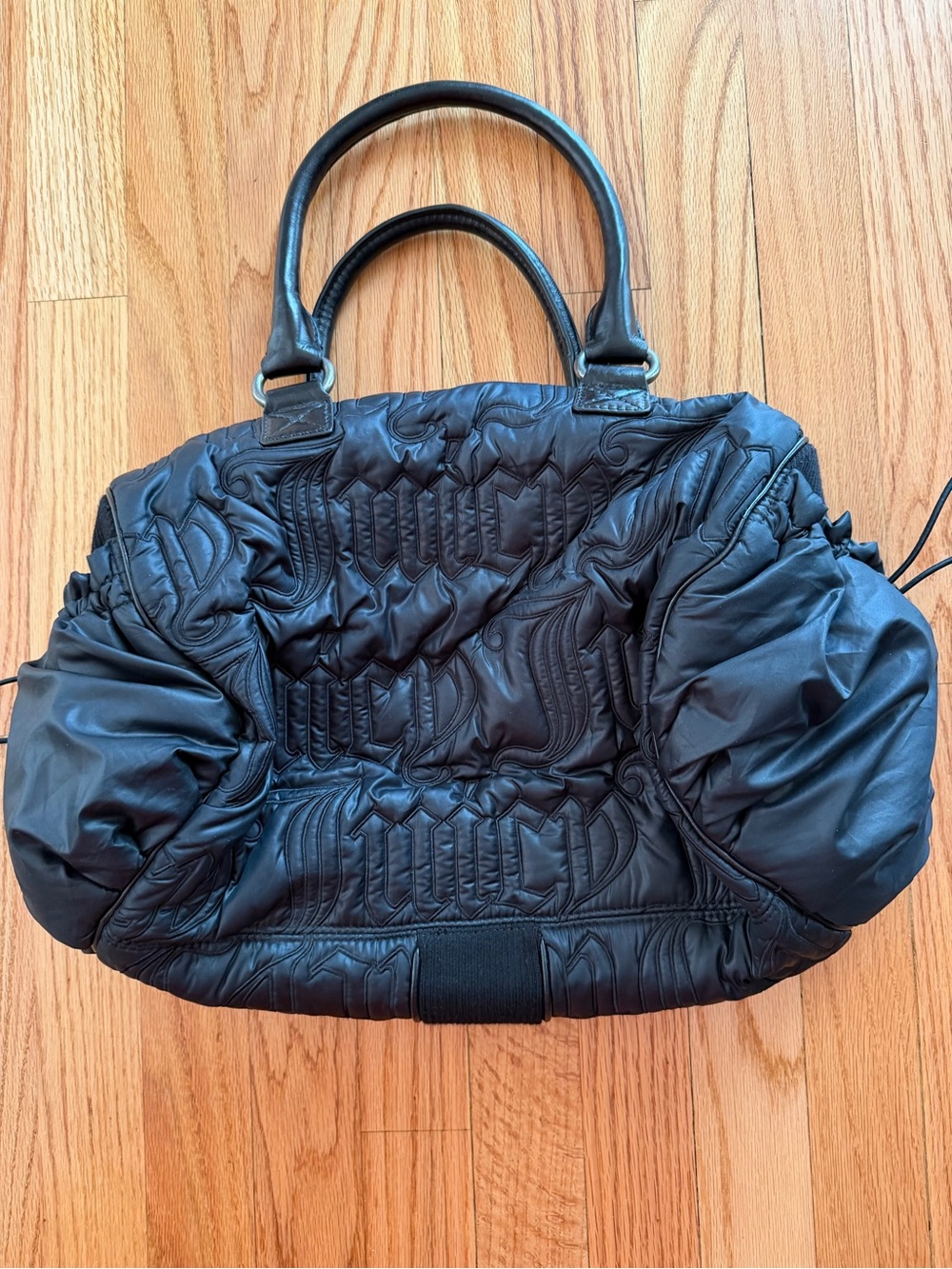 Juicy Couture Black Quilted Top-Handle Women's Bag